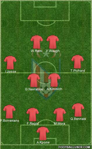 Moghreb Atlético de Tétouan Formation 2014