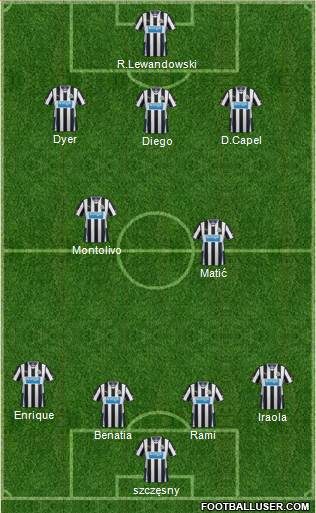 Newcastle United Formation 2014