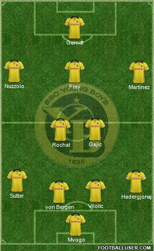 BSC Young Boys Formation 2014