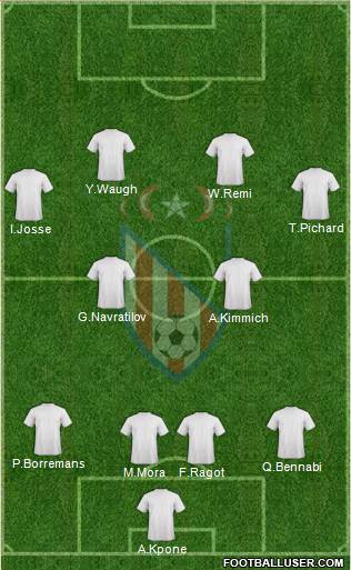 Moghreb Atlético de Tétouan Formation 2014