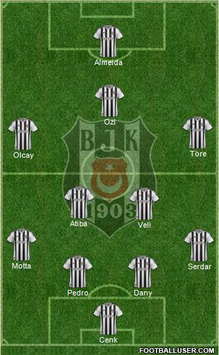 Besiktas JK Formation 2014