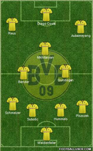Borussia Dortmund Formation 2014