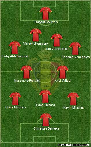 Belgium Formation 2014