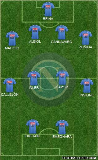 Napoli Formation 2014