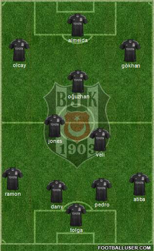 Besiktas JK Formation 2014