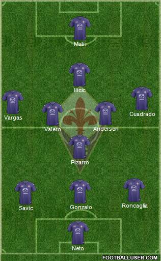 Fiorentina Formation 2014