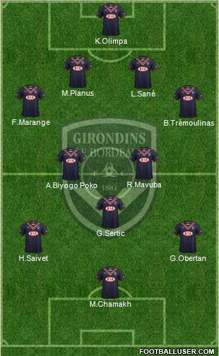 FC Girondins de Bordeaux Formation 2014