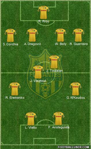 FC Nantes Formation 2014