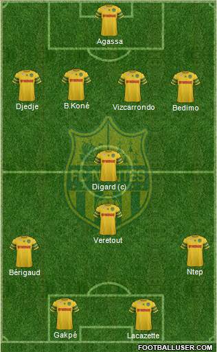 FC Nantes Formation 2014