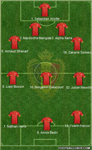 Belgium Formation 2014