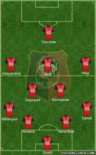 Stade Rennais Football Club Formation 2014
