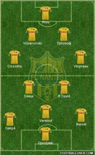 FC Nantes Formation 2014