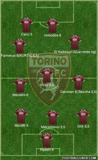 Torino Formation 2014
