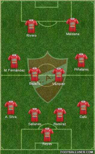 Club Atlético Rentistas Formation 2014