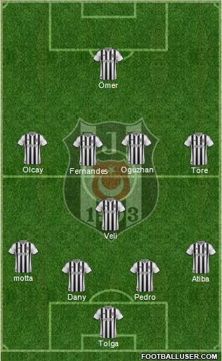 Besiktas JK Formation 2014