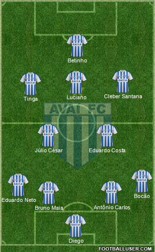 Avaí FC Formation 2014