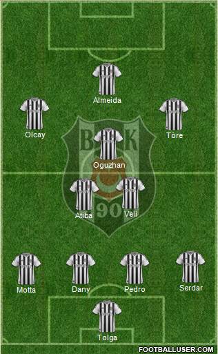 Besiktas JK Formation 2014