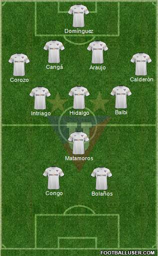 LDU de Quito Formation 2014