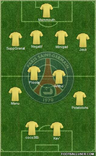 Paris Saint-Germain Formation 2014