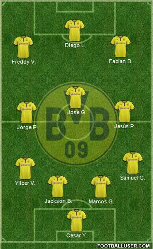 Borussia Dortmund Formation 2014