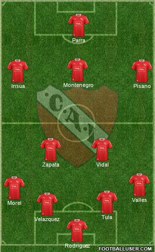 Independiente Formation 2014