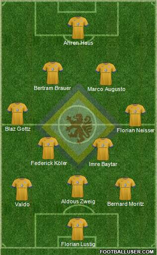 Braunschweiger TSV Eintracht Formation 2014