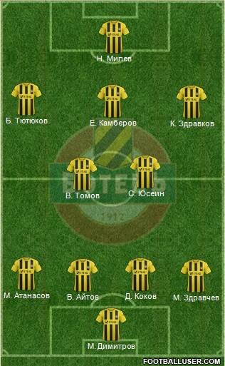 Botev (Plovdiv) Formation 2014