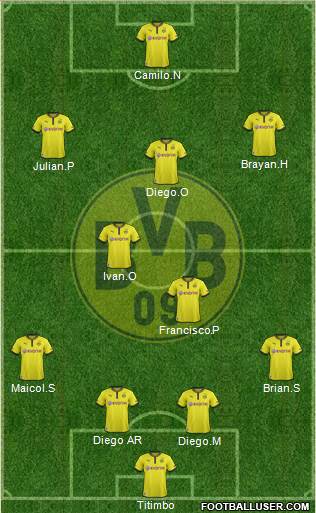 Borussia Dortmund Formation 2014