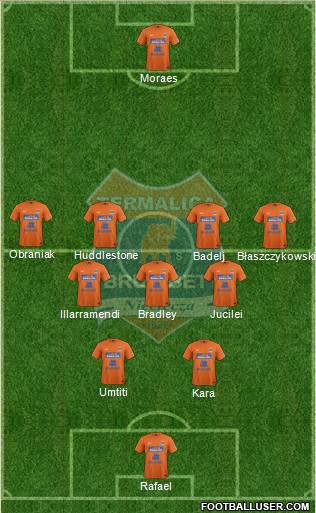 Termalica Bruk-Bet Nieciecza Formation 2014