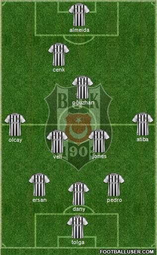 Besiktas JK Formation 2014