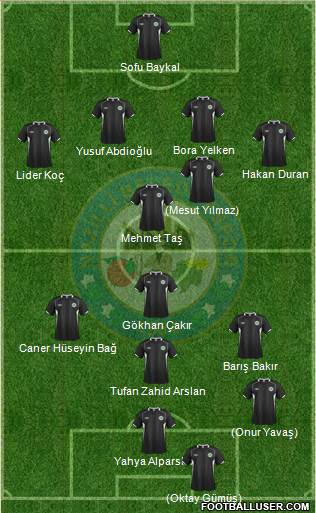 Nazilli Belediyespor Formation 2014