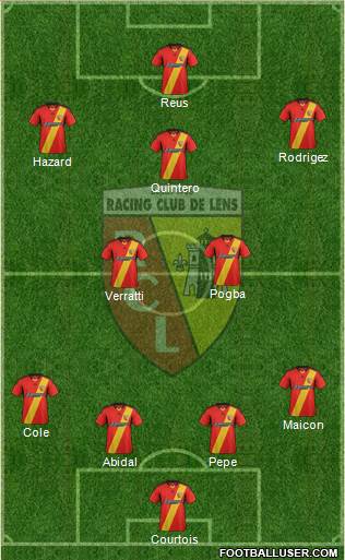 Racing Club de Lens Formation 2014