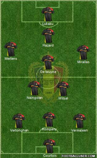 Belgium Formation 2014