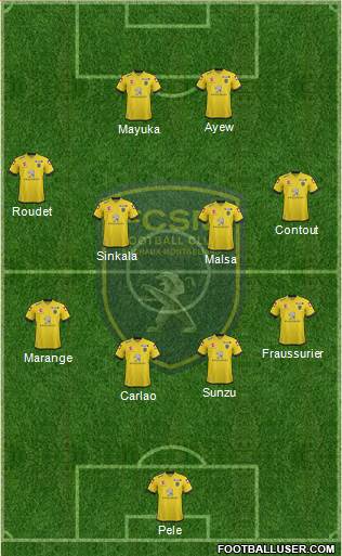 FC Sochaux-Montbéliard Formation 2014
