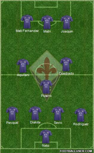 Fiorentina Formation 2014