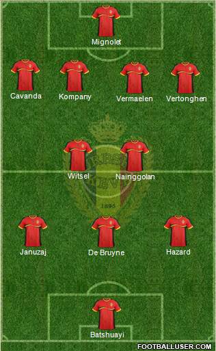 Belgium Formation 2014
