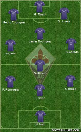 Fiorentina Formation 2014