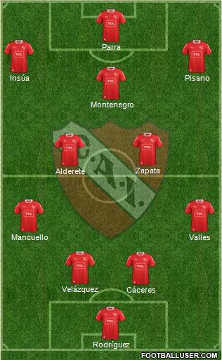 Independiente Formation 2014
