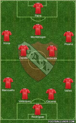 Independiente Formation 2014