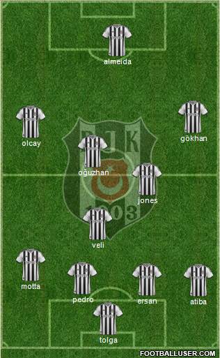 Besiktas JK Formation 2014