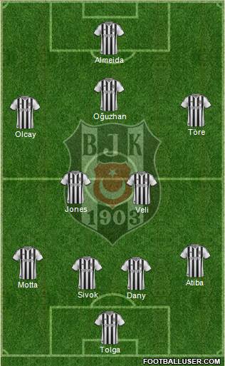 Besiktas JK Formation 2014