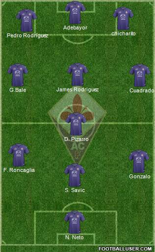 Fiorentina Formation 2014
