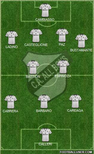 All Boys Formation 2014