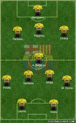 Barcelona SC Formation 2014
