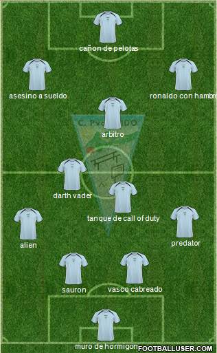 C.P. Ejido S.A.D. Formation 2014