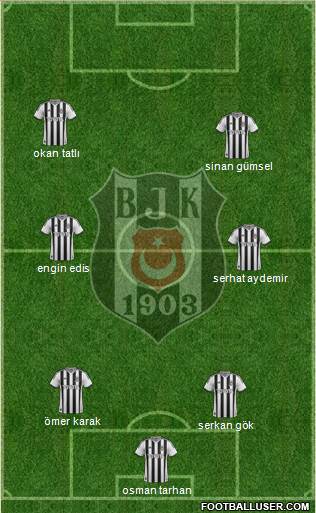 Besiktas JK Formation 2014