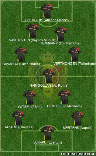 Belgium Formation 2014