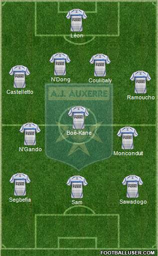A.J. Auxerre Formation 2014