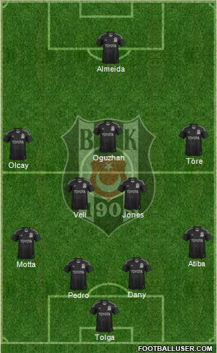 Besiktas JK Formation 2014