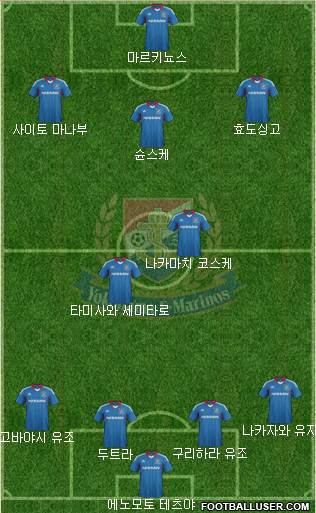 Yokohama F Marinos Formation 2014
